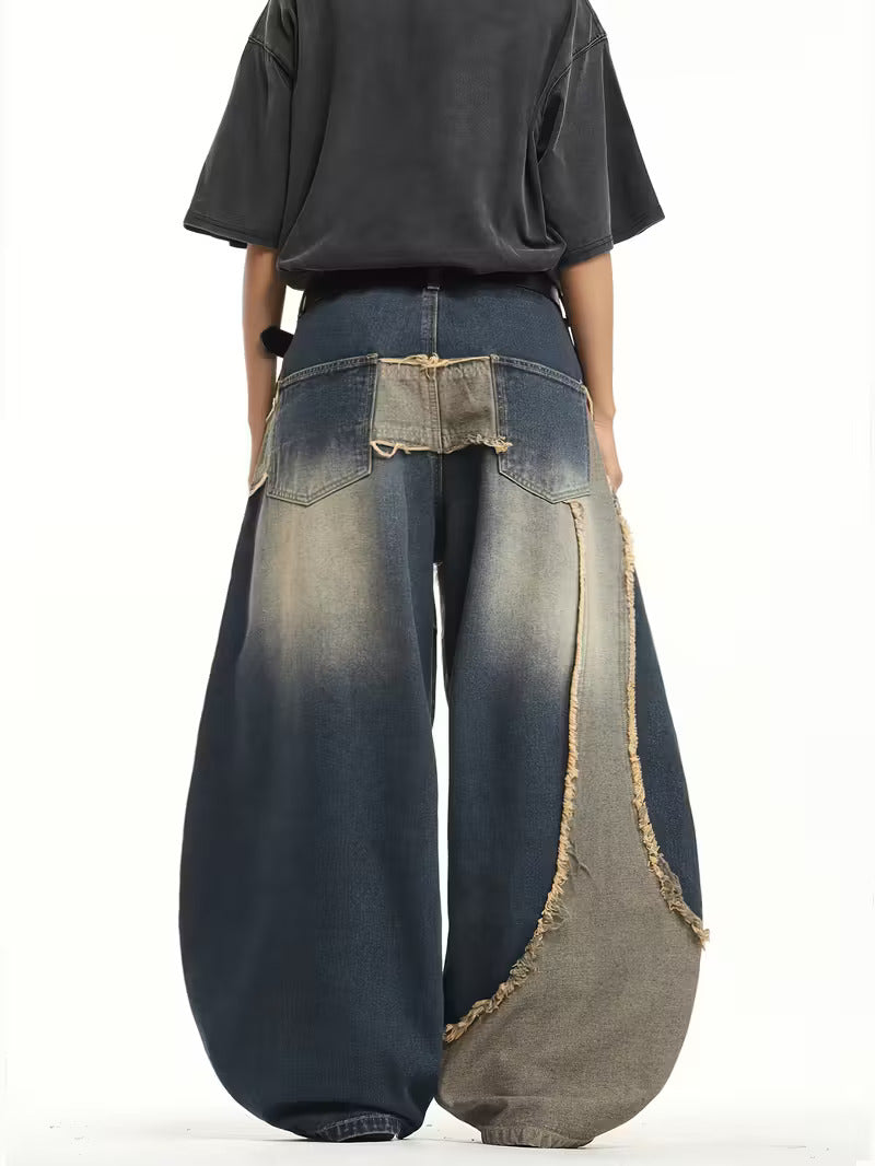 Distressed Streetwear Baggy Denim Jeans