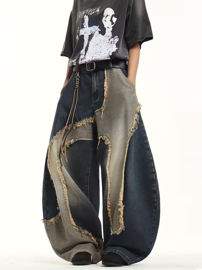 Distressed Streetwear Baggy Denim Jeans