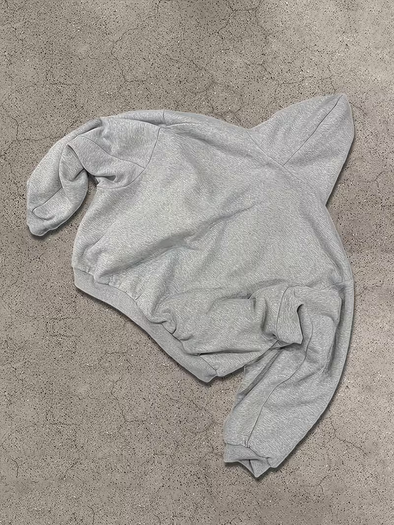 Boxy Reversible Zip-Up Hoodie